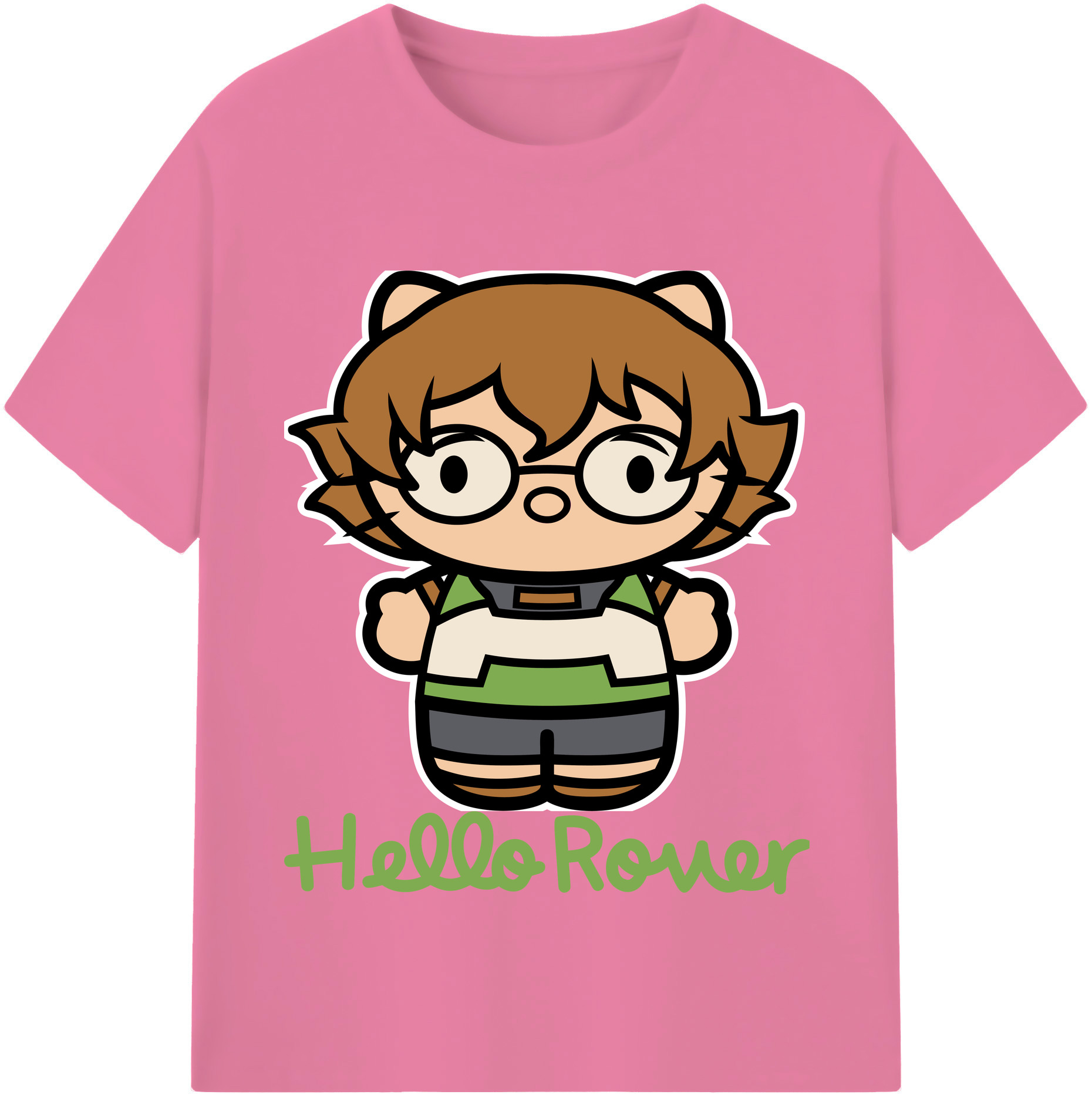 （画像用） Hello Kitty ハローキティ 綿100％半袖Tシャツ（フロントプリント）